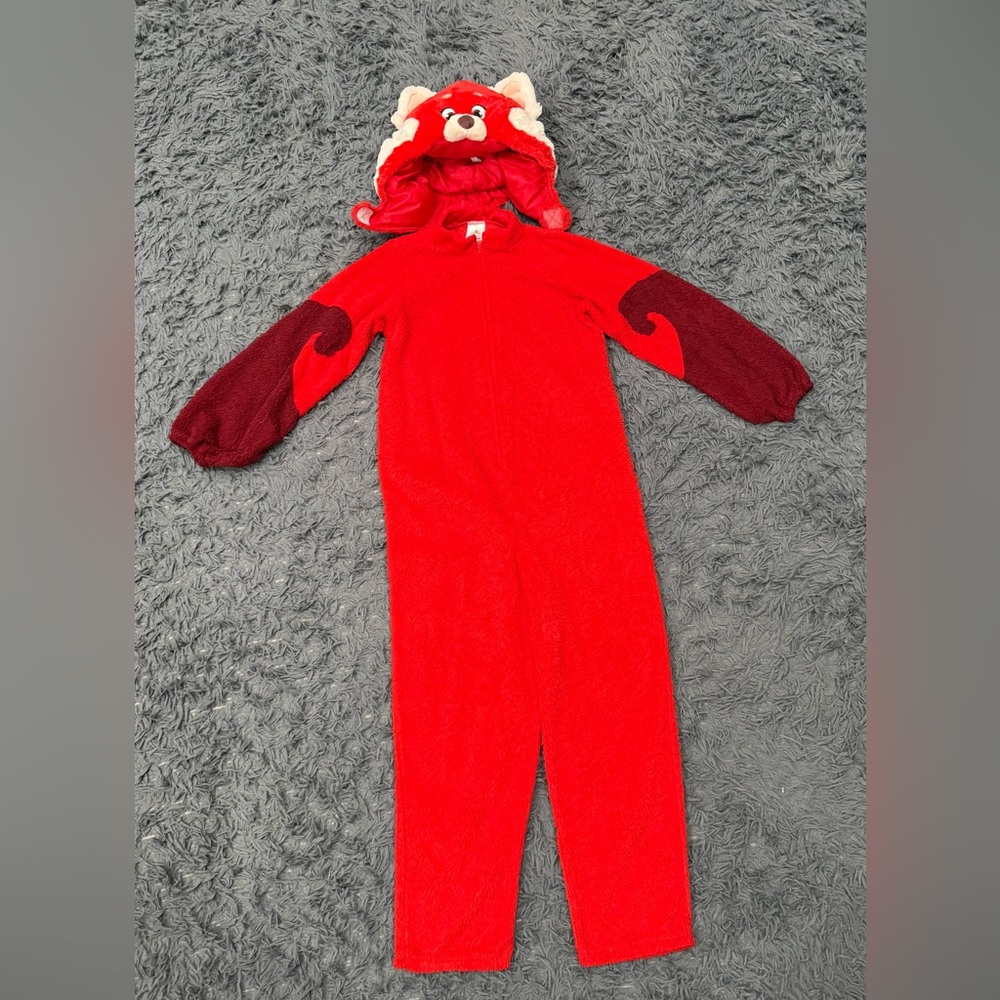 Disney Pixar Mei Panda Costume Pajama Kids Adult Romper Jumpsuit Turning Red Lg